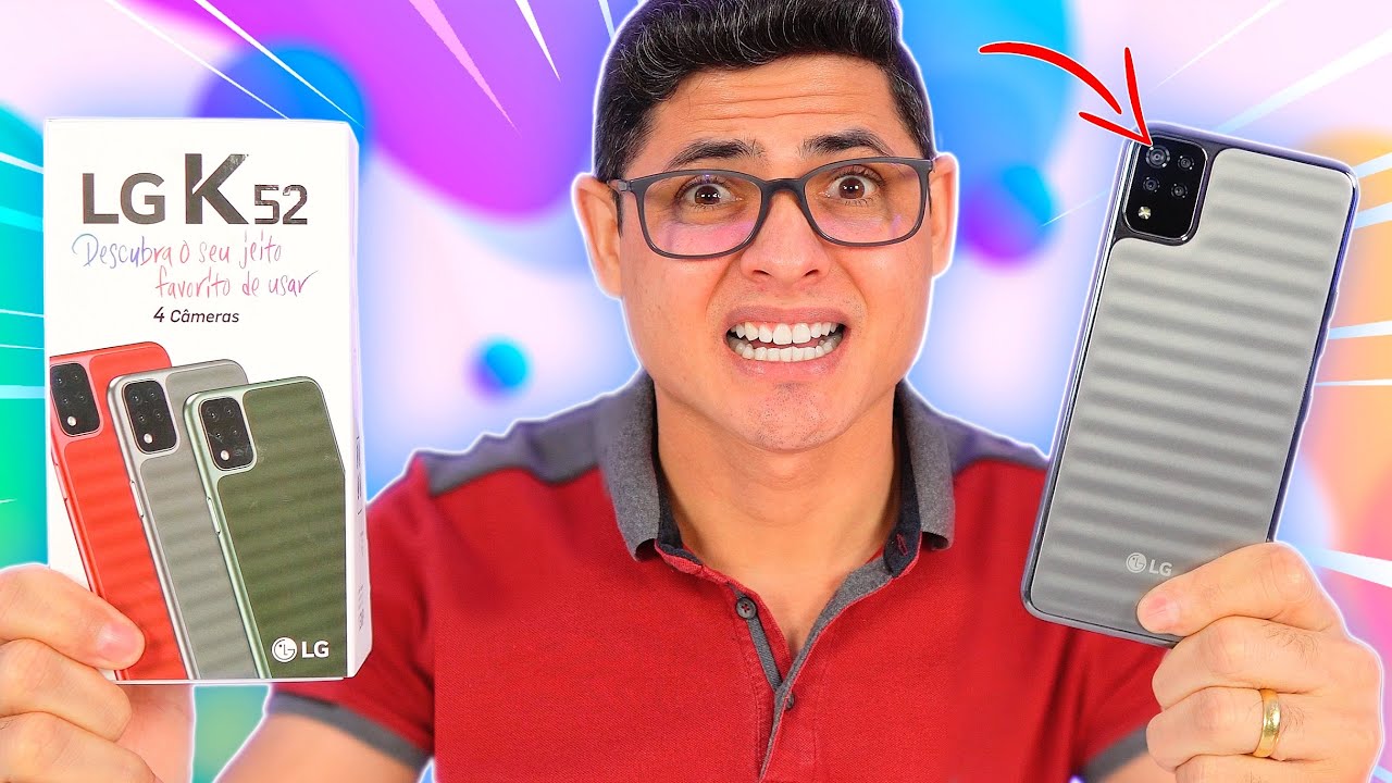 Miniatura da avaliação em vídeo de Smartphone LG K52 64GB Verde