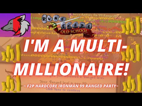 (OSRS) F2P Hardcore Ironman: 99 Ranged Loot From Ogresses