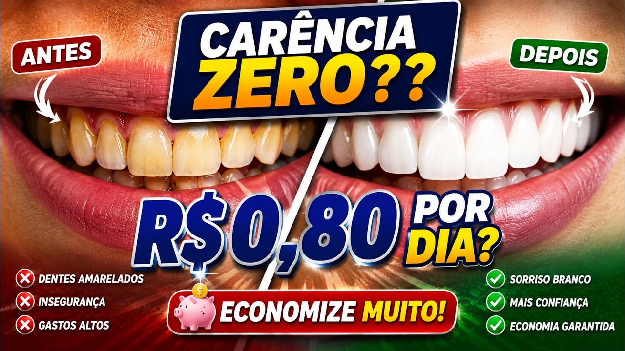 MELHOR PLANO ODONTOLÓGICO 2026: BOM, BARATO e com CARÊNCIA ZERO? 🦷💸 Vale a Pena?