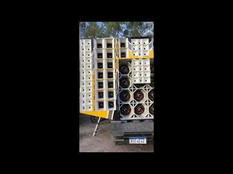 Novo projeto do paredão pioneiro concluído Com 12 graves vulcano e 32 médios hard power .