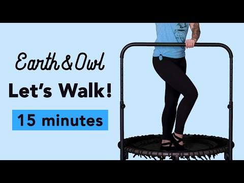 Handlebar Shuffle | 15 Minute Rebounder Walk for Balance & Stability | Seniors & Beginners thumbnail