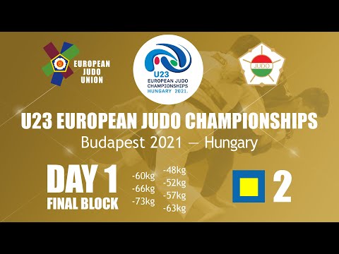 DAY 1 FINAL - Tatami 2 - U23 European Judo Championships Budapest 2021 - Hungary