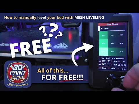 All of this for FREE? Manual Mesh Leveling!