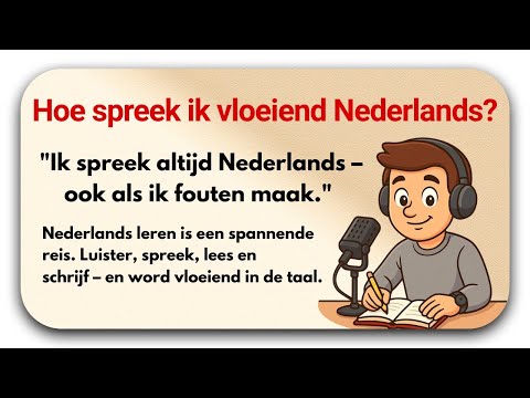 Spreek altijd Nederlands!  |  Dutch Story for Beginners A1 A2