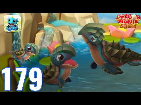 Dragon Mania Legends - Gameplay Walkthrough Part 179 - Sea Turtle Dragon Hatching (iOS, Android)