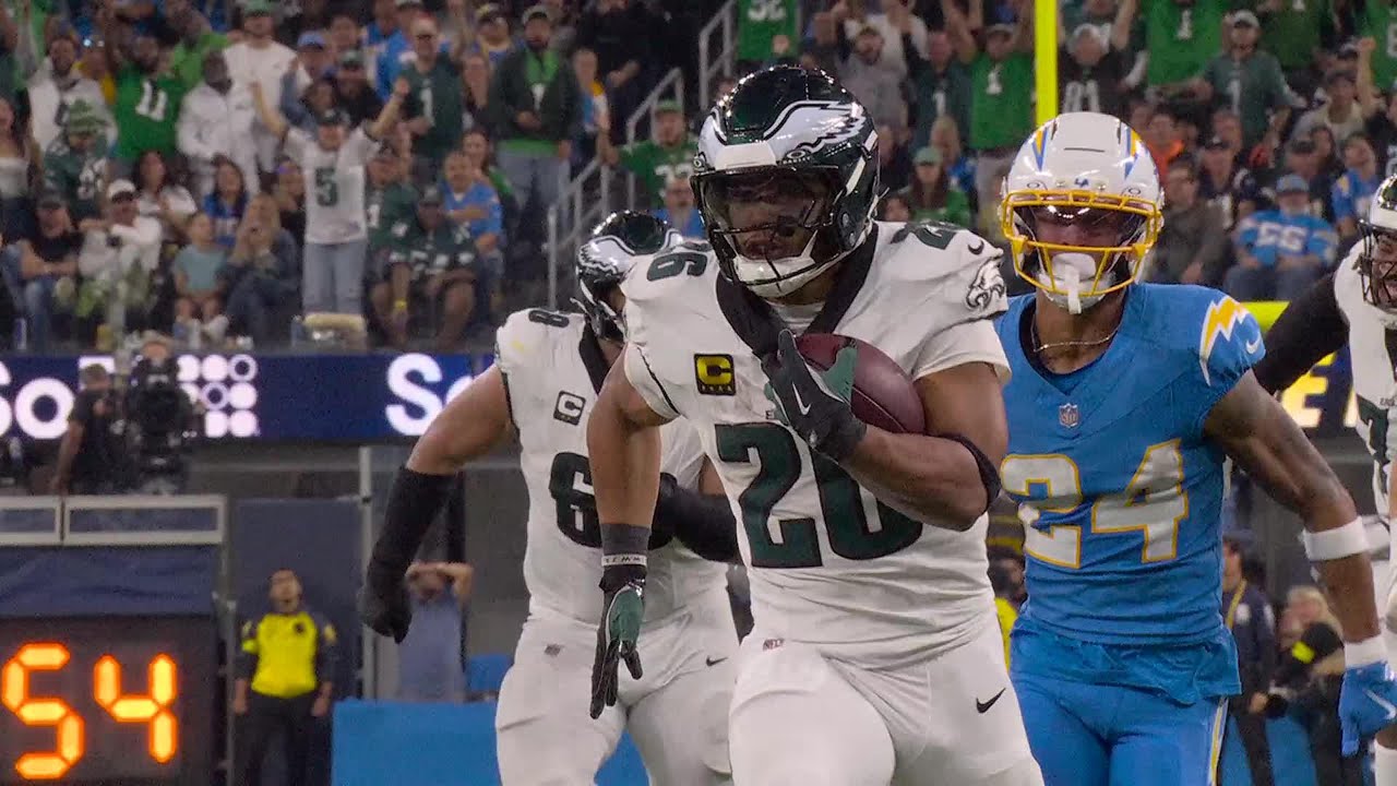 Saquon, Say Gone! Philly fakes the tush push and it turns into a TD