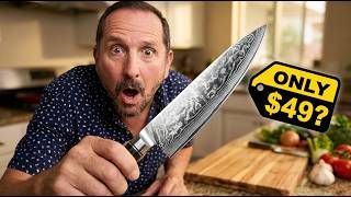 Luxury Kitchen Style on a Budget: MDHAND Damascus Knife Test