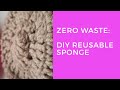 Zero Waste DIY Reusable Multi Purpose Sponge Basic Crochet Tutorial