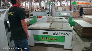 TEST MÁY ROUTER CNC 1 ĐẦU DAO WOODMASTER
