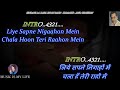 Zindagi Aa Raha Hoon Main Karaoke With Scrolling Lyrics Eng हिंदी