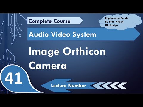 Image Orthicon Camera Diagram Working of Image Orthicon Camera Television Engineering
