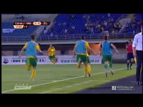 VORSKLA POLTAVA - MŠK Žilina 3:1 ALL GOALS (Ворскла - Жилина)