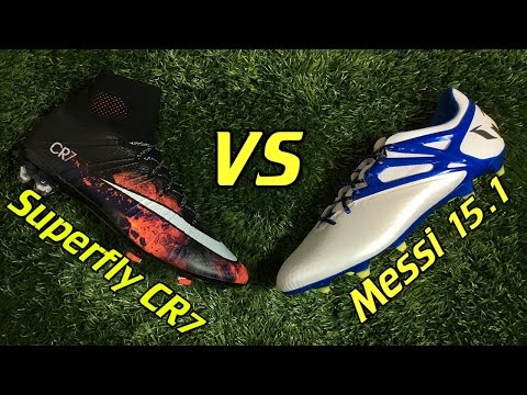 CR7 Nike Mercurial Superfly 4 vs Adidas Messi 15.1 - Comparison + Review