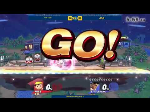 SSJ #30 - WR2 - PK Thor (Ness) vs Joe (Little Mac)
