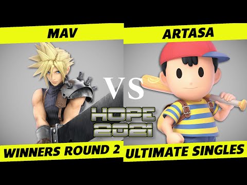 HOPE 2021 Winners Round 2 - mav (Cloud) vs. Artasa (Ness) - SSBU