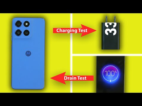 Moto G57 Power Battery Drain Test 100% to 0% || Moto G57 Power Charging Test 0% to 100%