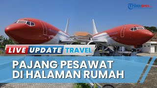 Viral Pesawat Diparkir di Halaman Rumah, Ternyata Pemiliknya adalah 'Sultan' Nganjuk