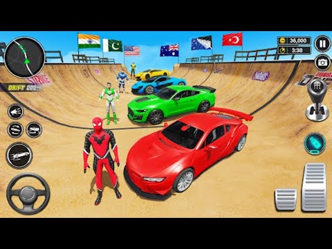 Impossible GT Car Stunt Racing Simulator - Monster Truck Mega Ramp Impossible Driver #12