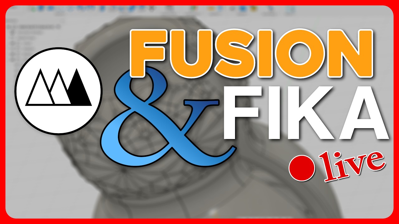 My Second Favorite 3D Printing Design Tool // Fusion & Fika Live