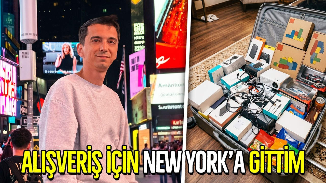 Alışveriş Yapmaya New York'a Gittim! (Haftalık Vlog)