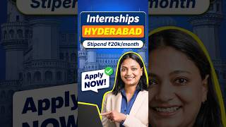 Paid & WFH Internships in Hyderabad| Apply via Internshala