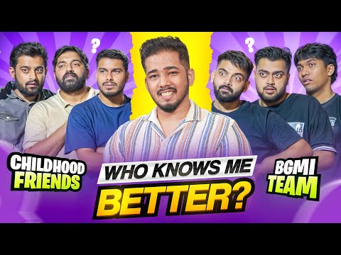 CHILDHOOD FRIENDS VS BGMI TEAM -  WHO KNOWS ME BETTER? | Legion Pro 5