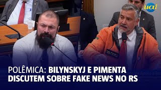 Bilynskyj e Pimenta discutem sobre fake news no RS