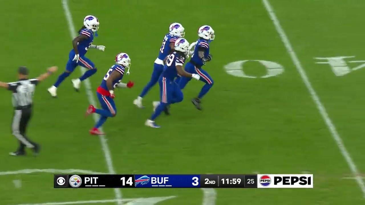 Damar Hamlin picks off Will Howard!