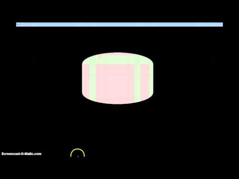 3d cylinder in opengl by manudeep