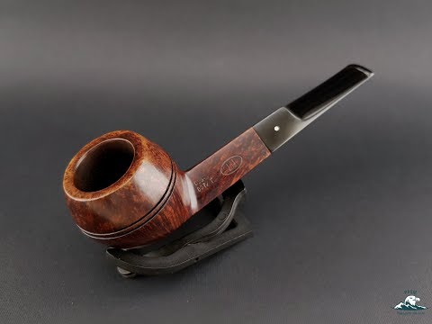 2002 Dunhill Bruyere ODB 837 Handmade Smooth Straight Bulldog Fishtail Stem 9mm *SOLD*