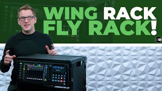 Video thumbnail for Fly Rack for Behringer WING Rack - SKB 6U iSeries Injection Molded Fly Rack - 13" by Drew Brashler