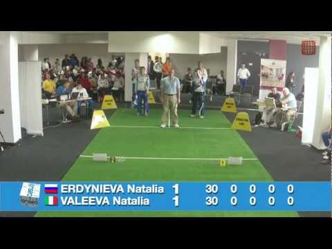 European Archery Indoor Championships Rzeszow 2013 - Erdynieva Natalia vs Valeeva Natalia Gold RW