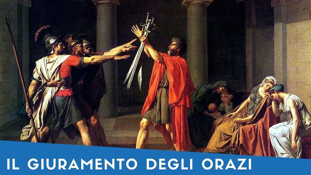 "Il Giuramento degli Orazi", Jacques-Louis David, 1785 (Storia dell'Arte)