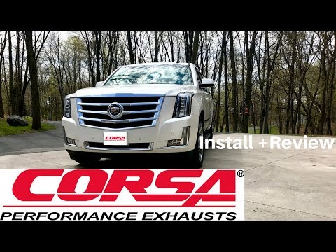 Cadillac Escalade Corsa Exhaust Review!