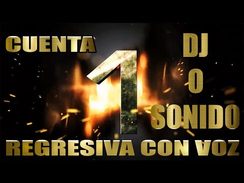 36 .- VIDEO CUENTA REGRESIVA CON VOZ - HD - PARA INICIAR EVENTO