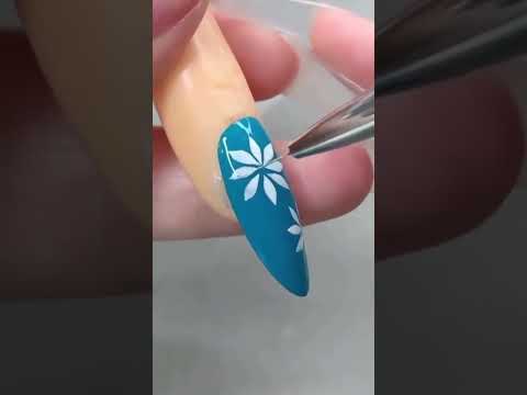 ديزاين اظافر جل اظافر تعلم رسم ديزان #nails #simplenails #nailart #nailgelart