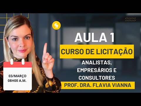 Curso Grátis Licitação para Analistas, Consultores e Empresários 10k [AULA 1]