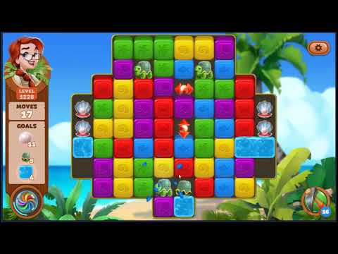 Lost Island Blast Adventure Level 1228 - NO BOOSTERS 🏝️ | SKILLGAMING ✔️