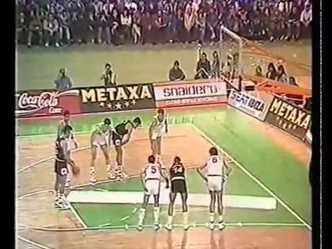 Drazen Petrovic V Oscar Schmidt 89 European cup winners cup