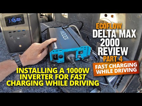 Installing a 1000W Inverter in my 80 Series Landcruiser to FAST CHARGE my EcoFlow Delta Max 2000