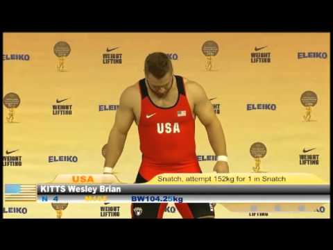 2016 President's Cup Weightlifting 105  kg Snatch