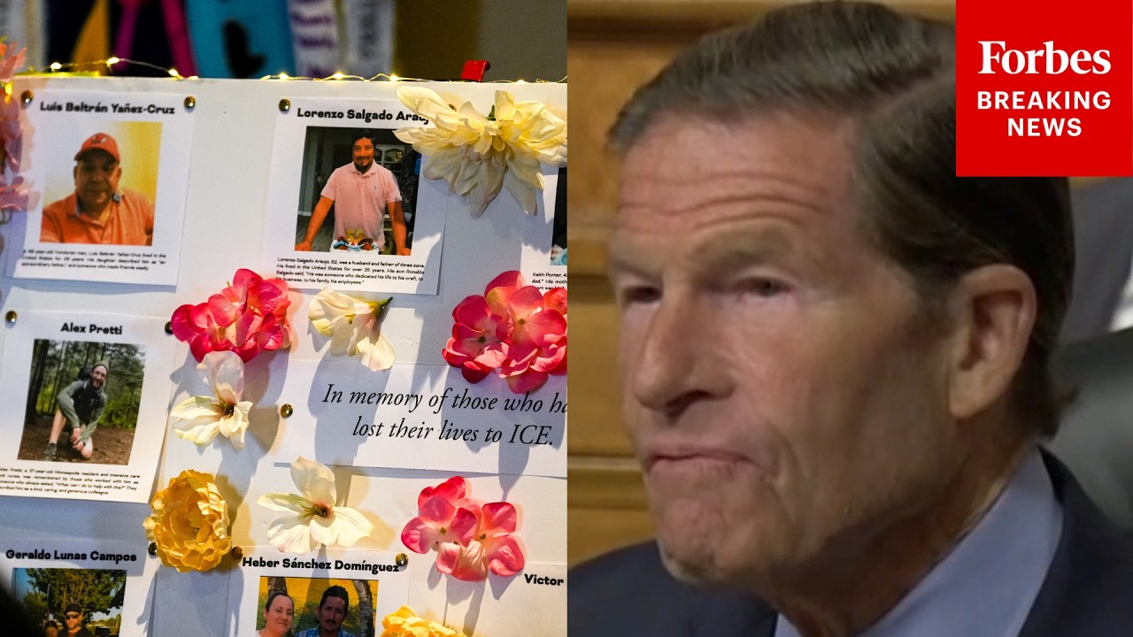 Senator Blumenthal addresses families of people killed during ICE enforcement operations