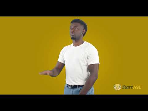 Video thumbnail: How to sign Brown in ASL