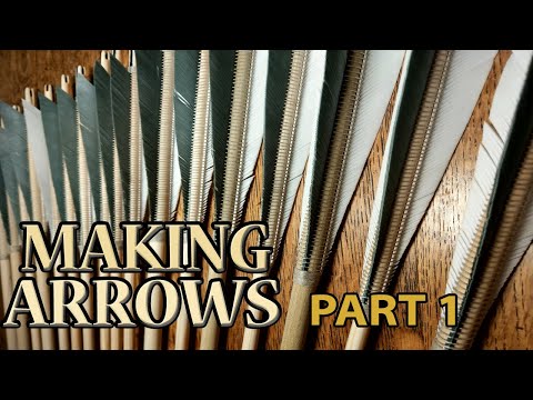 How to make a Medieval Arrow for Longbow and Warbow part 1