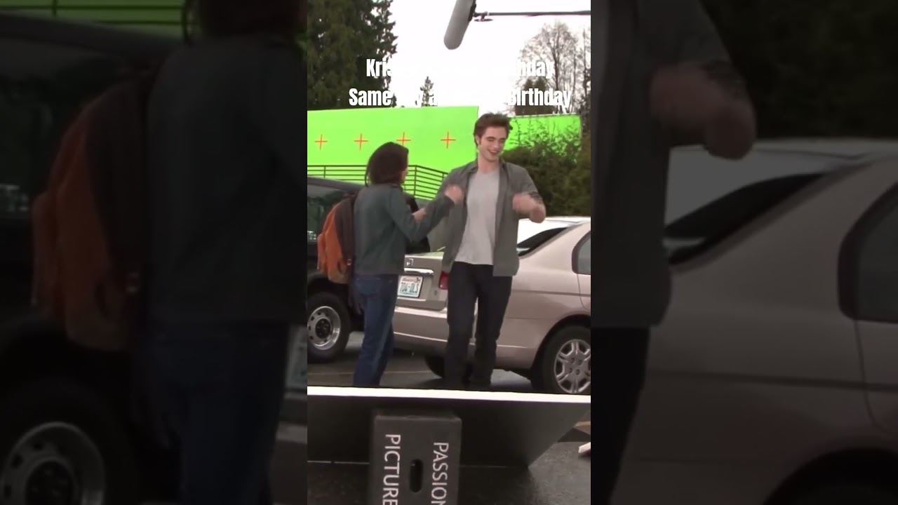 New Moon Behind the Scenes #kristenstewart #robertpattinson #twilightsaga #newmoon #birthday