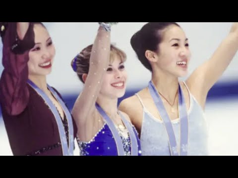 Nagano 1998 | Women's free skate | Final group, medals, interviews | Lipinski 🇺🇸🥇 Kwan 🇺🇸🥈 Chen 🇨🇳🥉