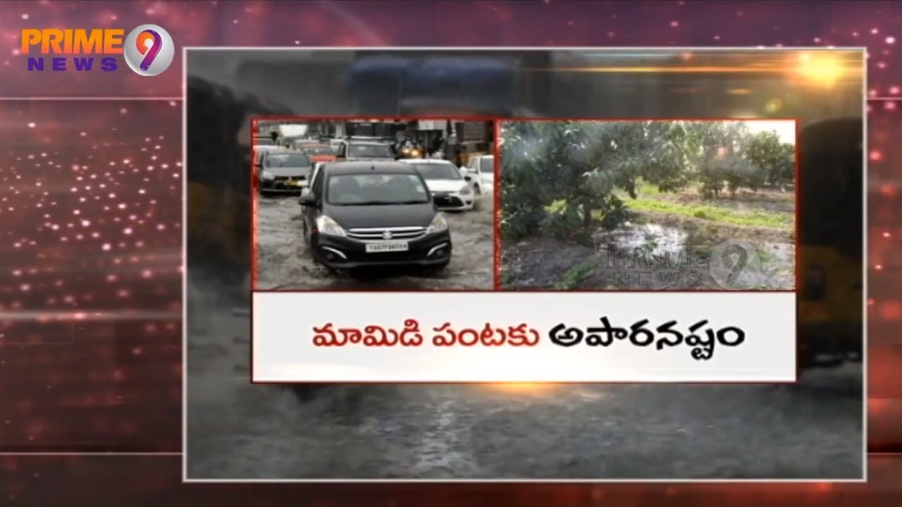 Unseasonal Rains damaged Mango Crop Heavily in Telangana | Prime9 News