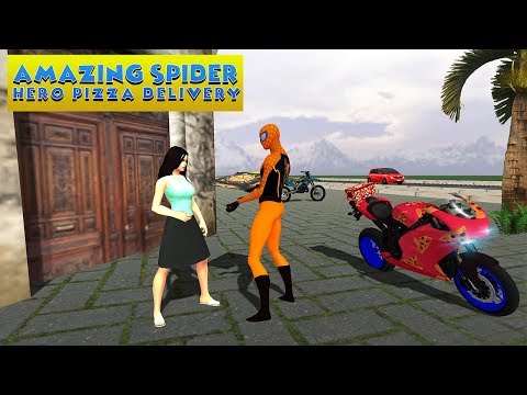 Amazing Spider Hero Pizza Delivery Video