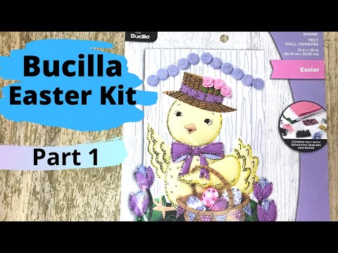 Bucilla Easter Wall Hanging | Materials & Instructions | Part 1/6
