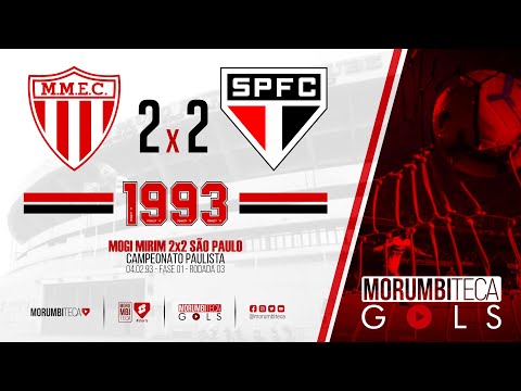 Mogi Mirim 2x2 São Paulo - Paulista 1993 - fase 01 - rodada 03 - 04/02/1993